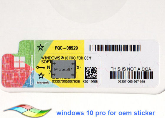 China Windows 10 sistemas operacionais chaves do software 64Bit do produto em linha ativa a licença genuína brandnew fornecedor